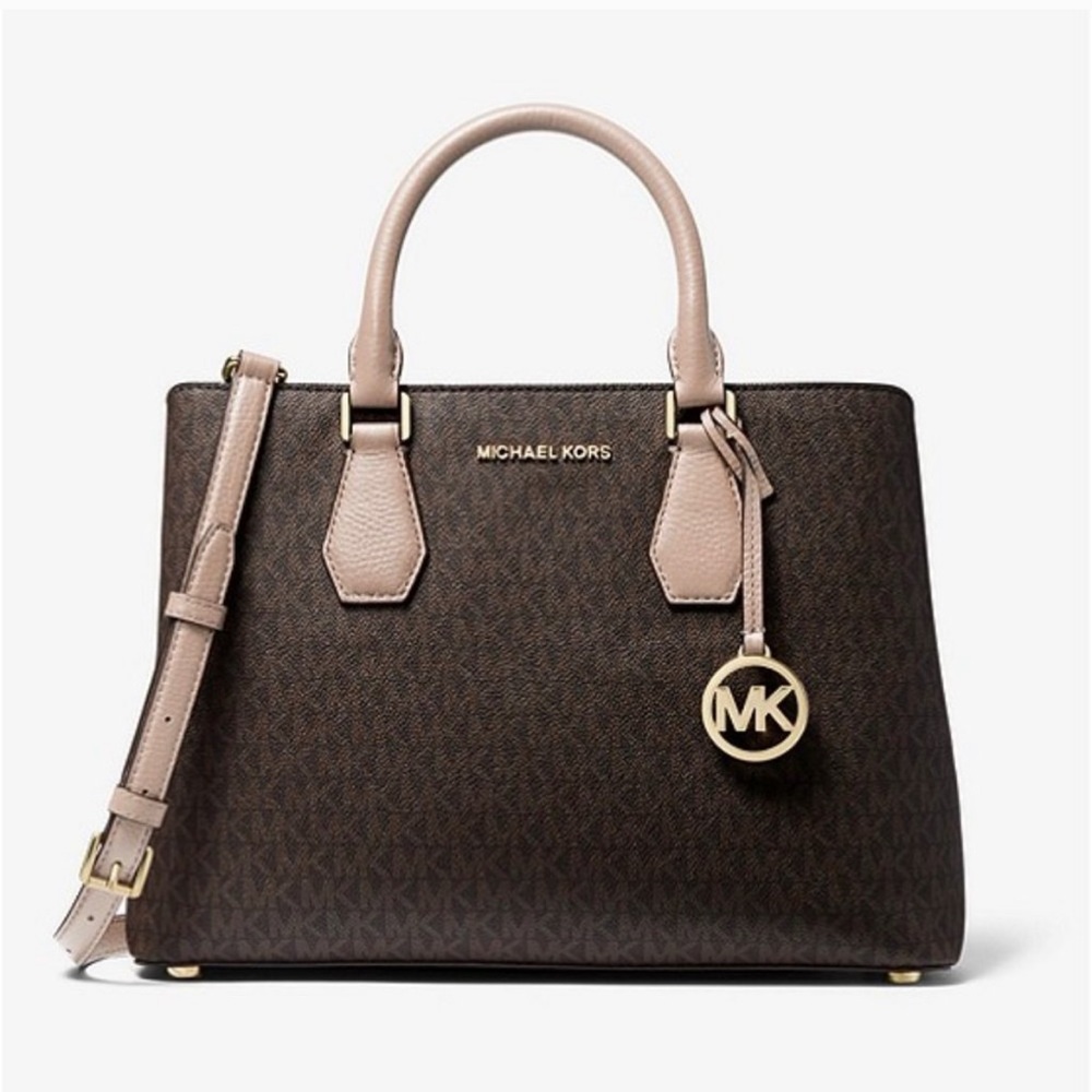Michael Kors Large Camille Leather Satchel